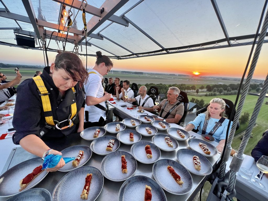 Dinner in the Sky Nederland i.s.m. Trefpunt Maasland